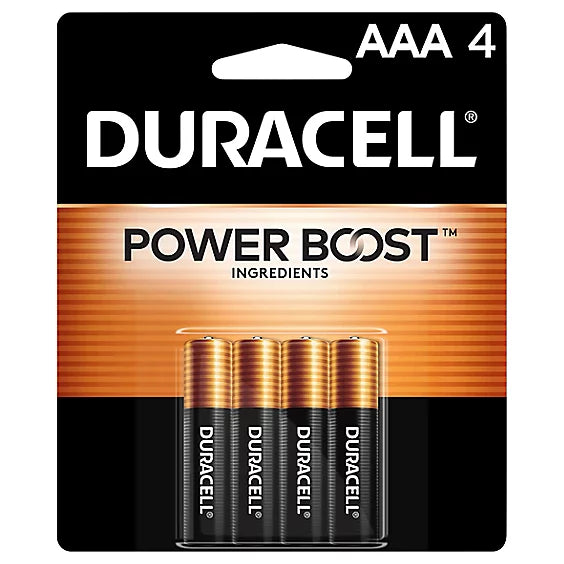 Duracell AAA Batteries 4pk