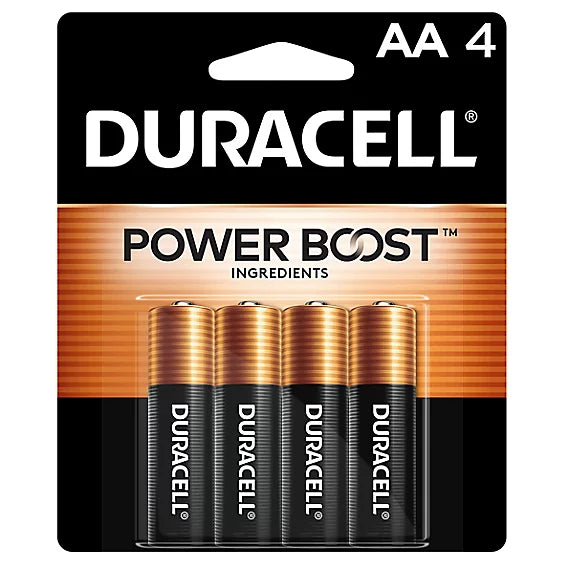 Duracell AA Batteries 4pk