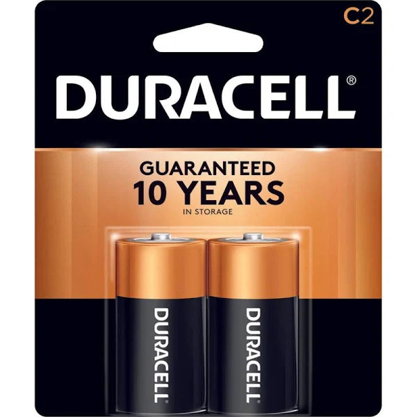 Duracell C Batteries 2pk