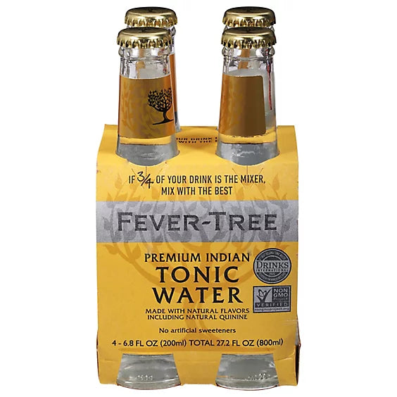 Fever Tree Tonic Water 6.8 fl oz 4 pk