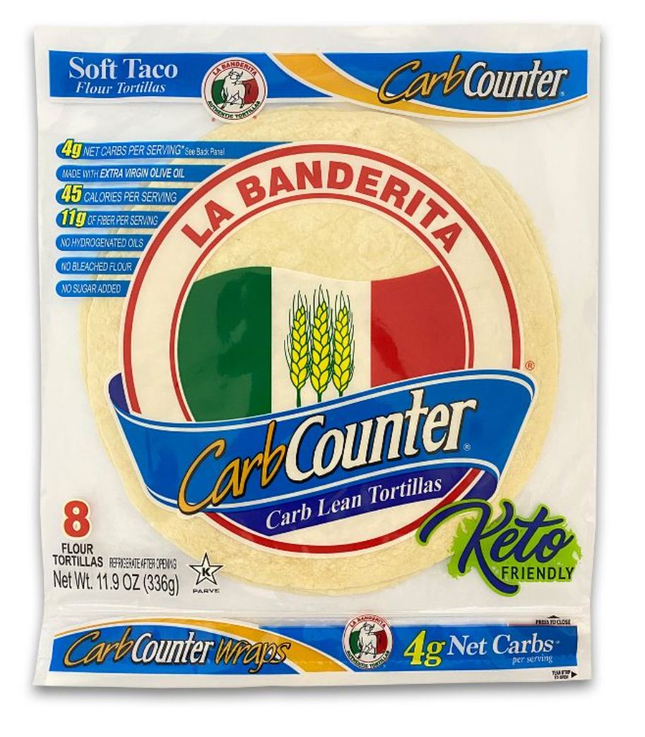 La Banderita Carb Counter Tortillas x 8 ct