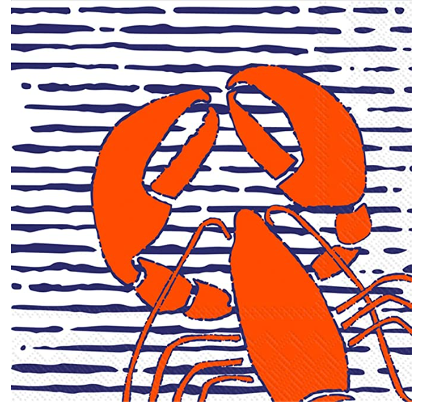 Waterline Lobster Cocktail Napkin