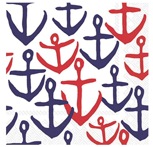 Anchors Cocktail Napkin