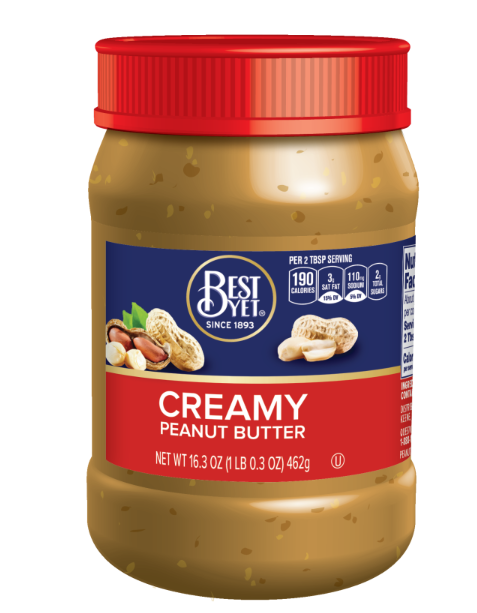 Best Yet Creamy Peanut Butter x 16.3 oz