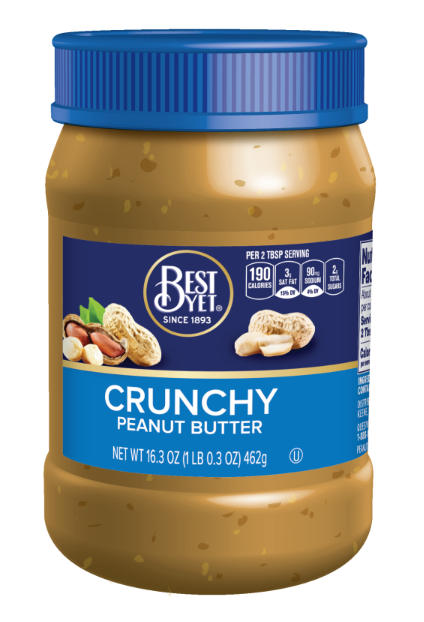 Best Yet Crunchy Peanut Butter x 16.3 oz