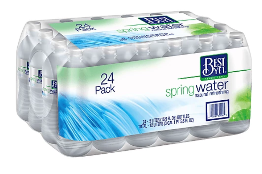 Best Yet Spring Water Bottles 24 ct