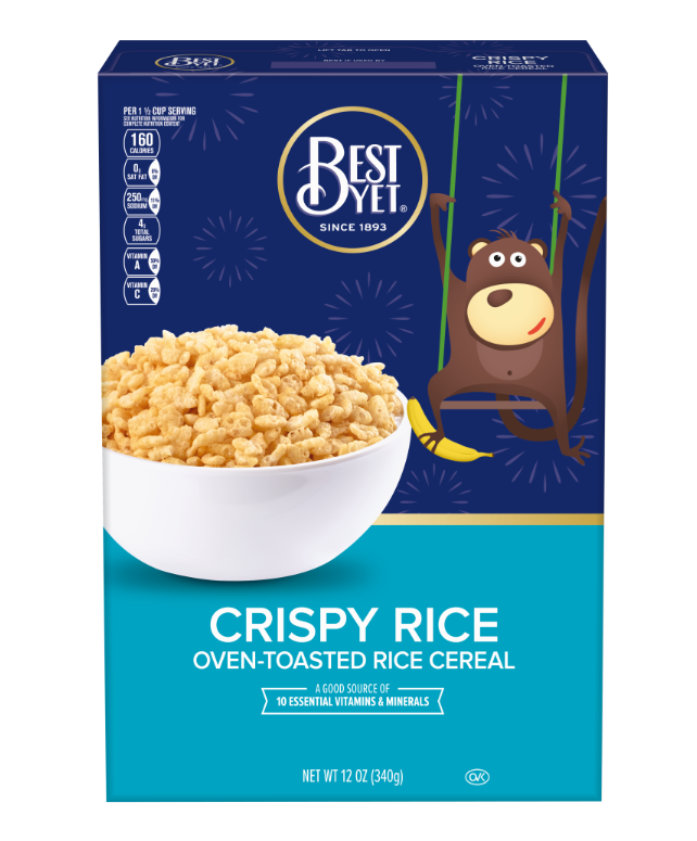 Best Yet Crispy Rice Cereal 12oz