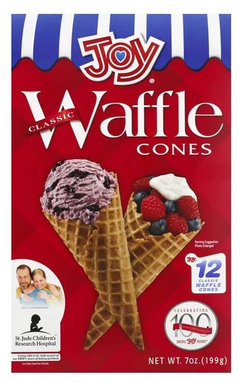 Joy Classic Waffle Cones 12 ct