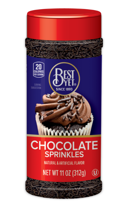 Best Yet Chocolate Sprinkles x 11 oz