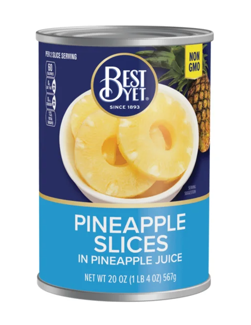 Best Yet Pineapple Sliced 20oz