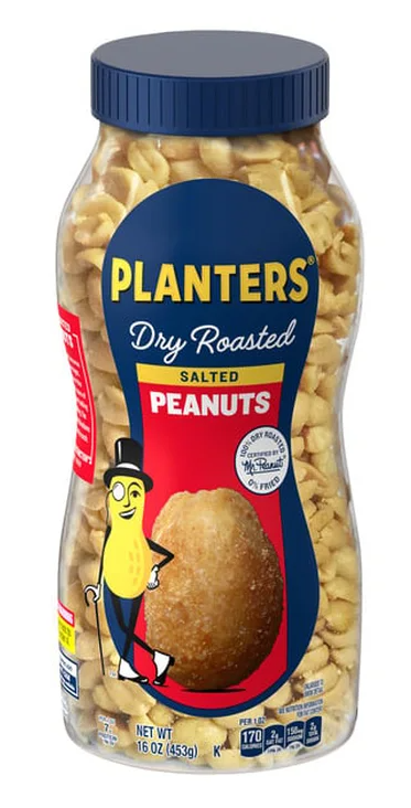 Planters Dry Roasted Peanuts 16oz