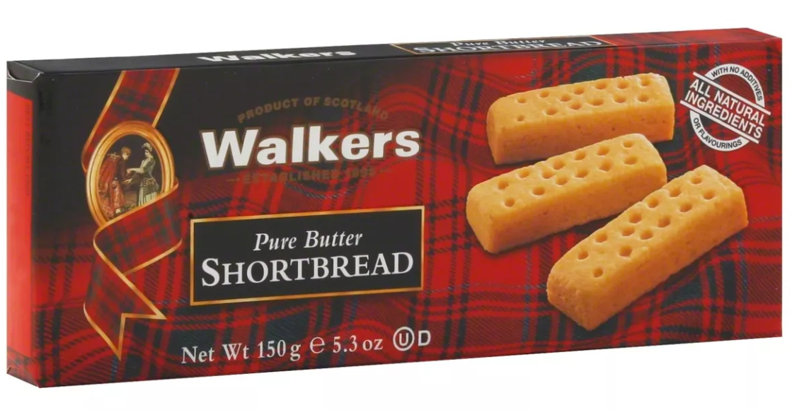 Walkers Pure Butter Shortbread 150 g  5.3oz