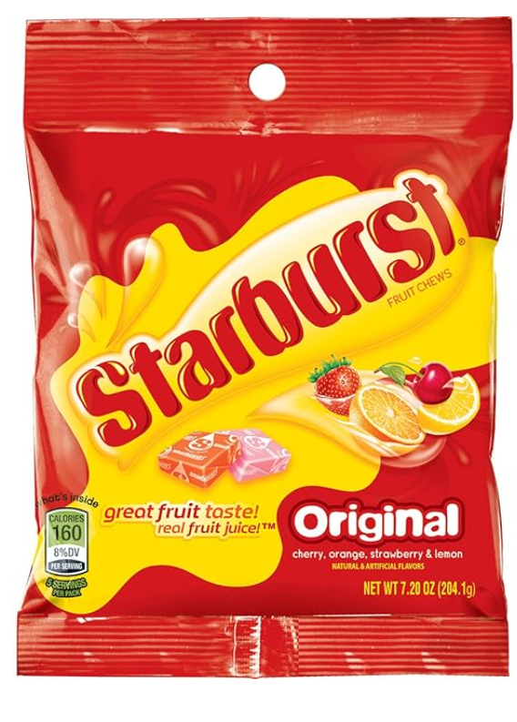 Starburst Original Fruit x 7.2 oz