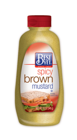 Best Yet Spice Brown Mustard 12oz