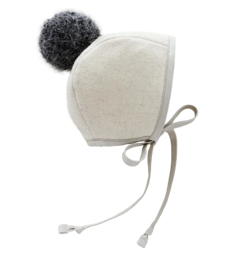 Penny Pom Bonnet Cotton-Lined