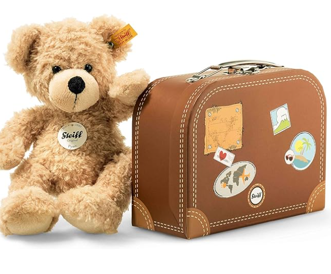 Fynn Teddy Bear in Suitcase Stuffed Animal