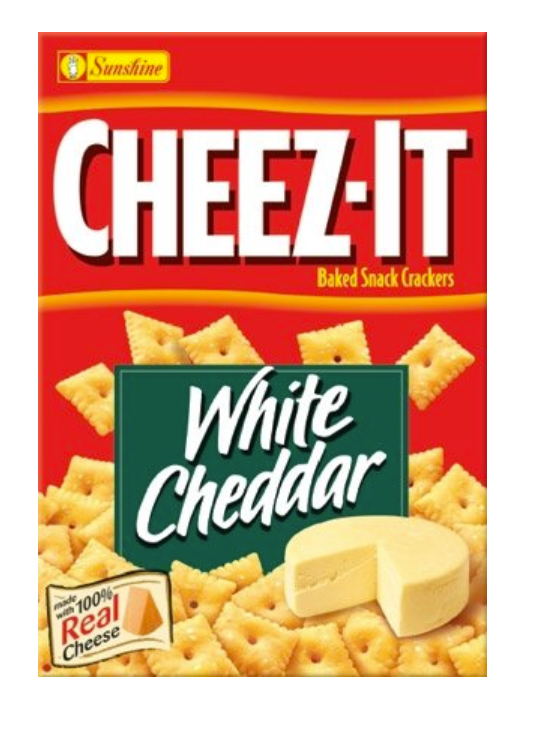 Cheez It Baked White Cheddar Snack Crackers 7oz