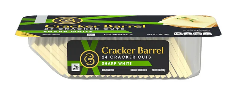 Cracker Barrel 24 Cuts Sharp White 7oz.