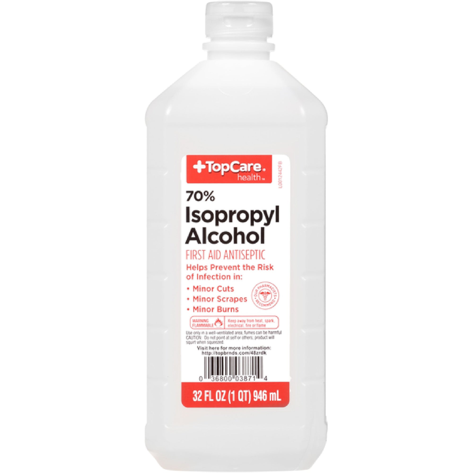 Top Care 70% Isopropyl Alcohol 32oz