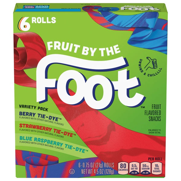 Fruit By The Foot Variety Pack 6ct x 4.5 oz