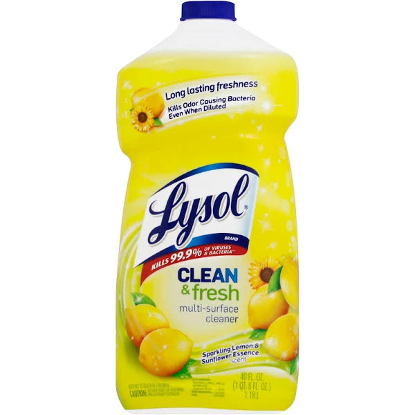 Lysol Clean & Fresh Multi-Surface Cleaner Sparkling Lemon 40 fl oz