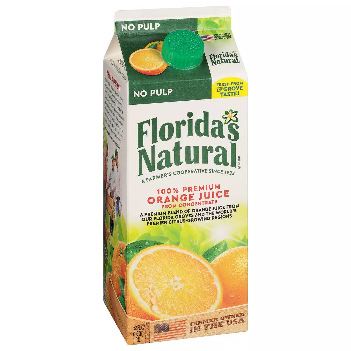 Florida's Natural Orange Juice No Pulp 52oz