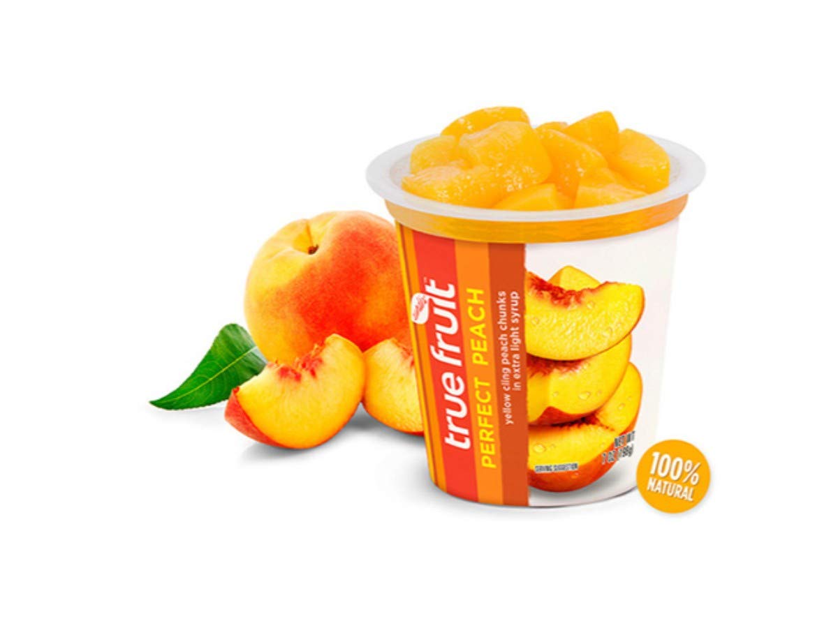 Peach Chunk Cup No Sugar Added, 6.5 oz