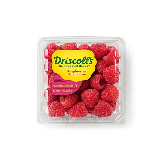 Raspberries x 6 oz