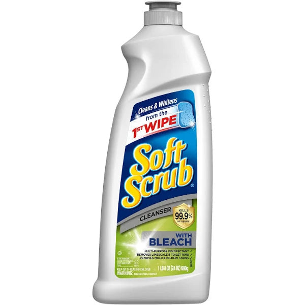 Soft Scrub With Bleach 24 oz