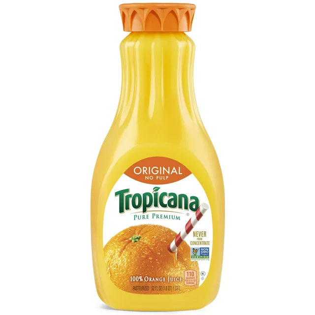 Tropicana Orange Juice Pure Premium No Pulp 46 oz