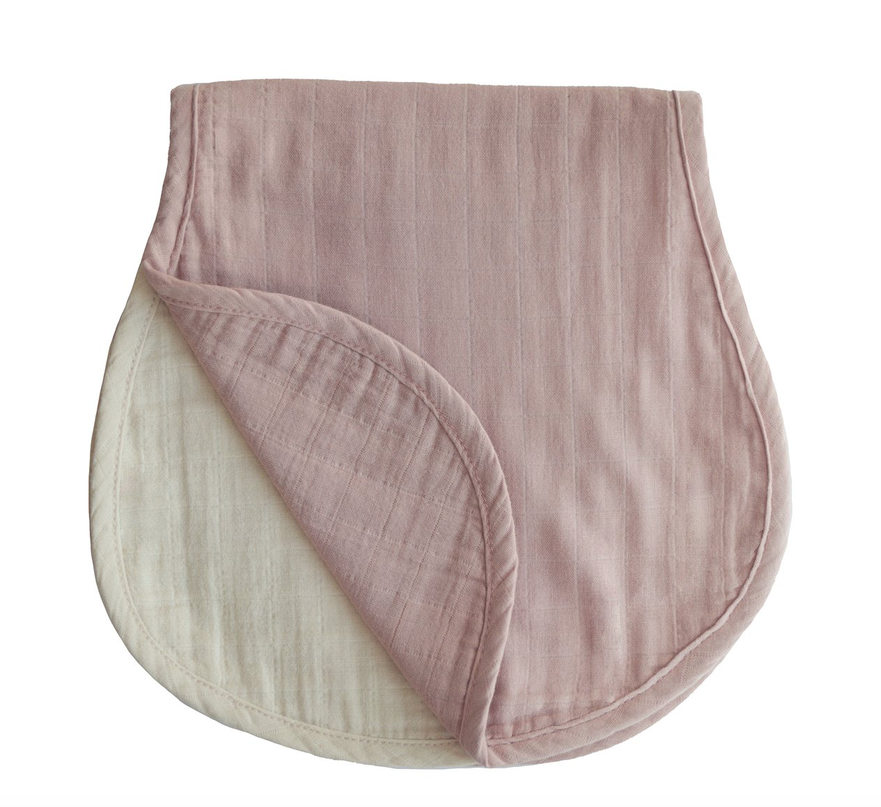 Burp Cloth, Blush/Fog