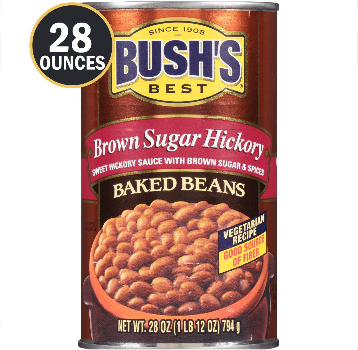 Bush's Brown Sugar Hickory Baked Beans 28oz