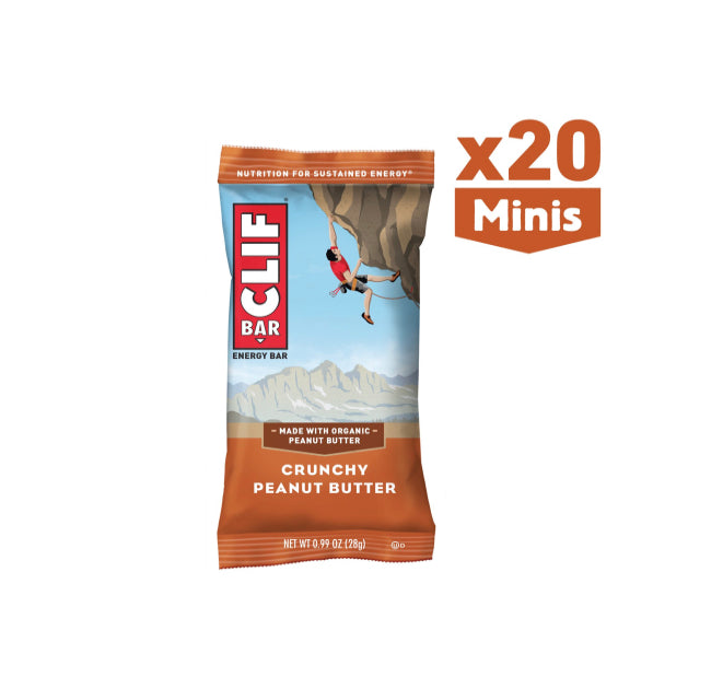 CLIF Mini Energy Bars, Crunchy Peanut Butter, 5g x 20ct