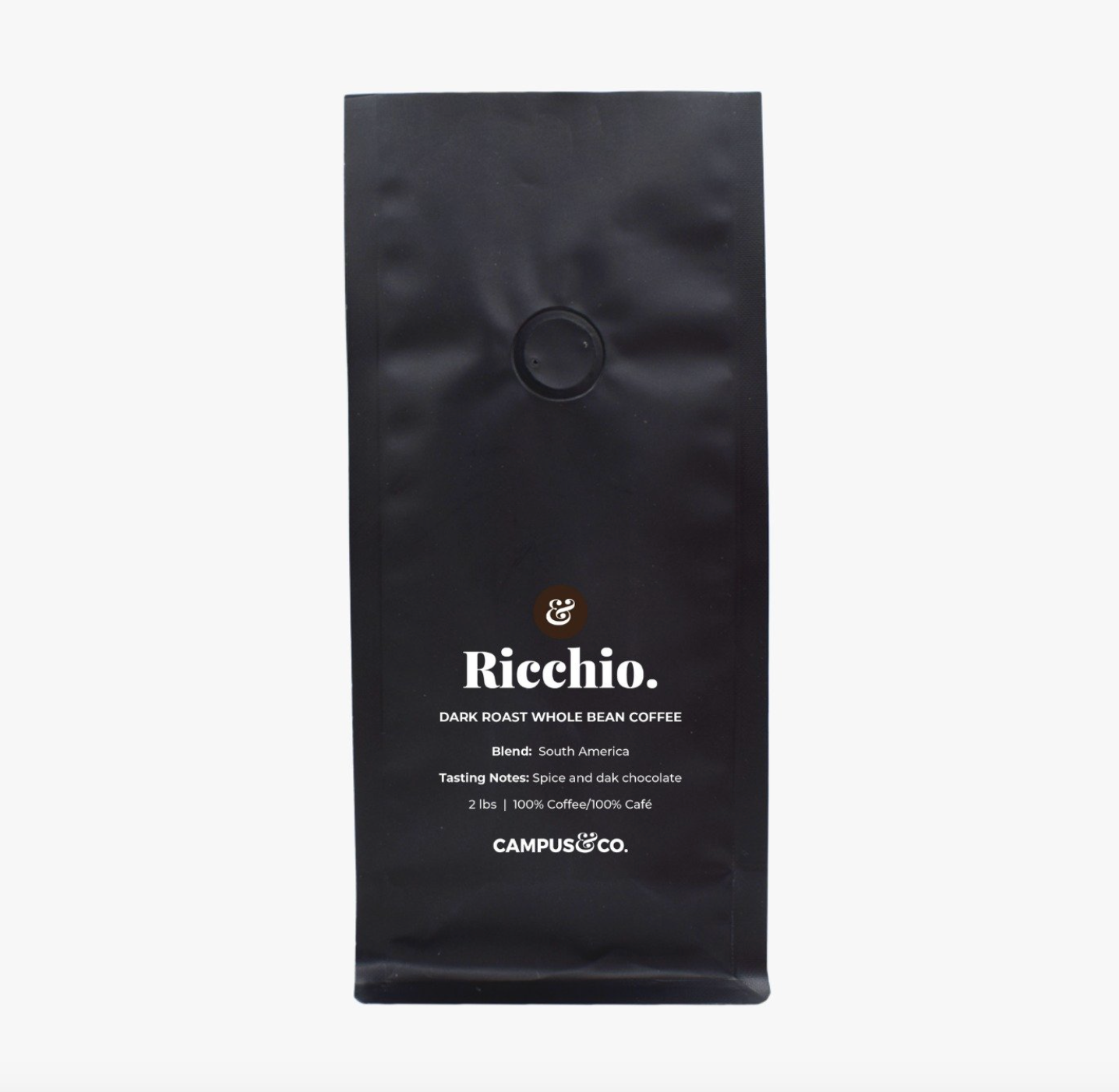 Campus & Co Ricchio Dark Roast Coffee Beans x 2lb