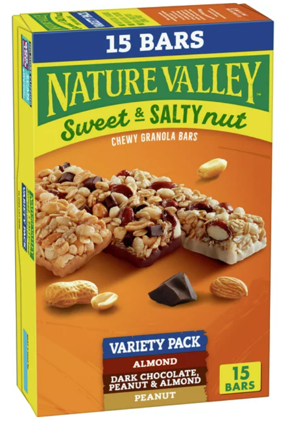 Nature Valley Sweet & Salty Nut, Variety Pack x 15ct