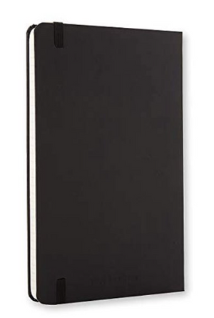 Moleskine Classic Hard Cover Ruled Notebook Black 5x8.25