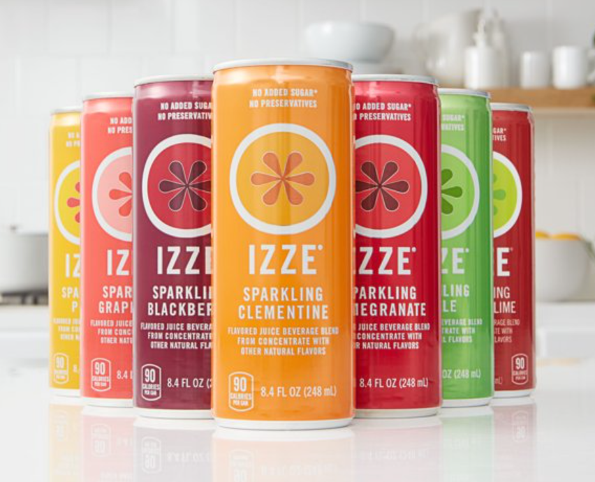 Izze Natural Sparkling Drink Clementine 12 oz x 4