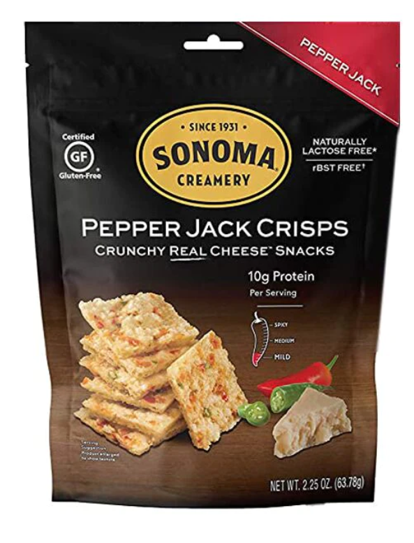 Sonoma Creamery Pepper Jack Cheese Crisps x 2.25 oz