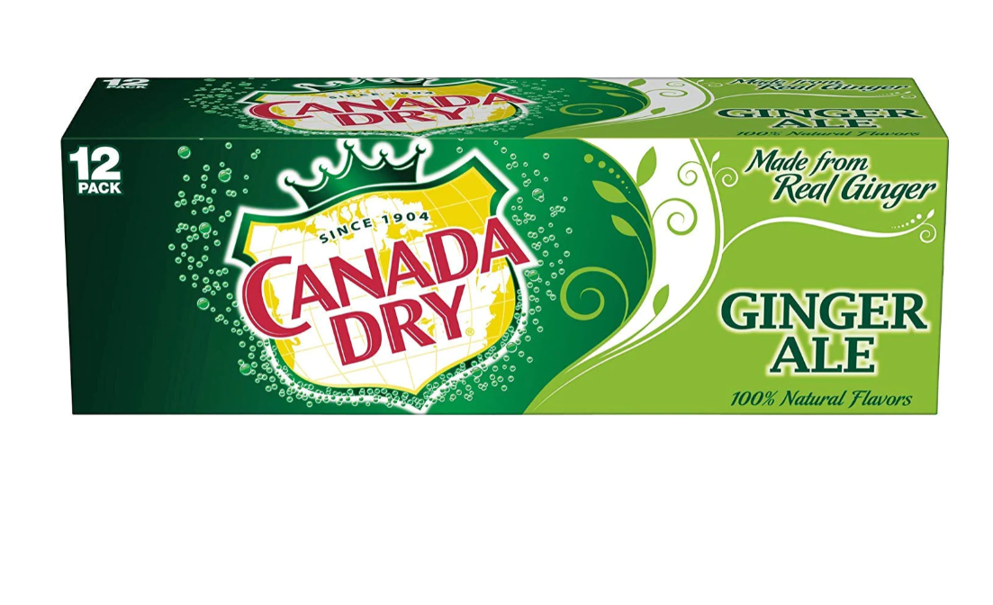 Canada Dry Ginger Ale Soda x 12 fl oz cans x 12 pack