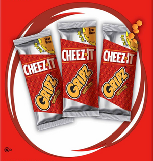 Cheez-it Gripz Baked Snack Crackers x 12pk