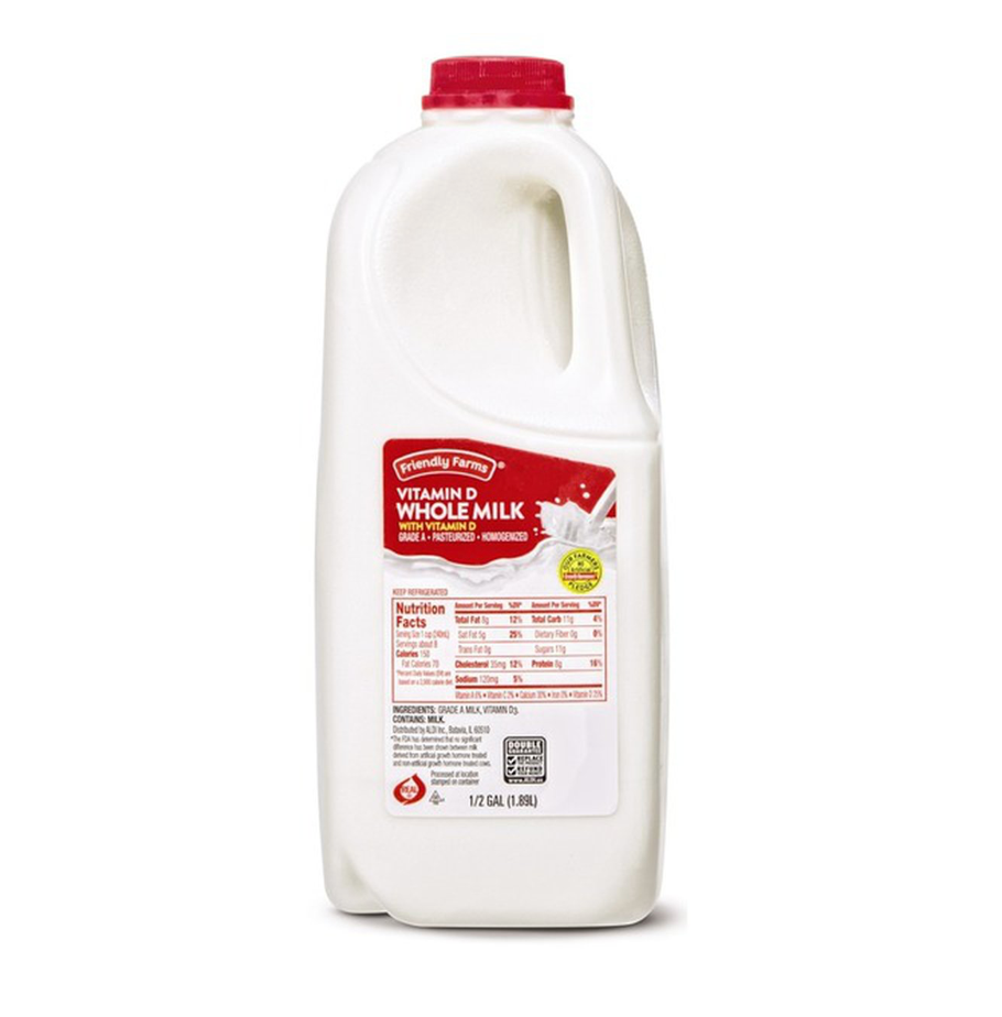 Market Basket Whole Milk x .5gallon