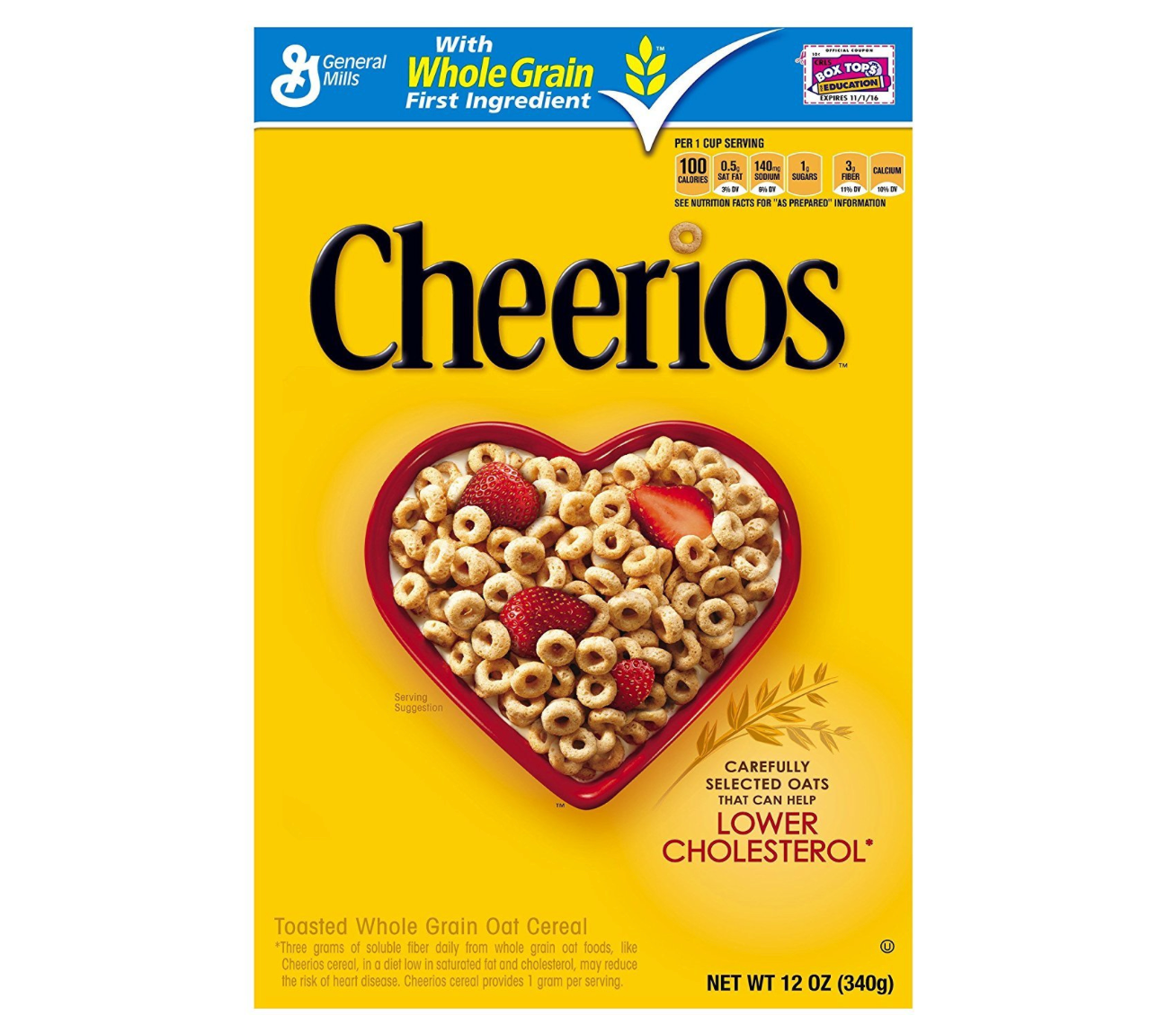 General Mills Cheerios Cereal x 18oz