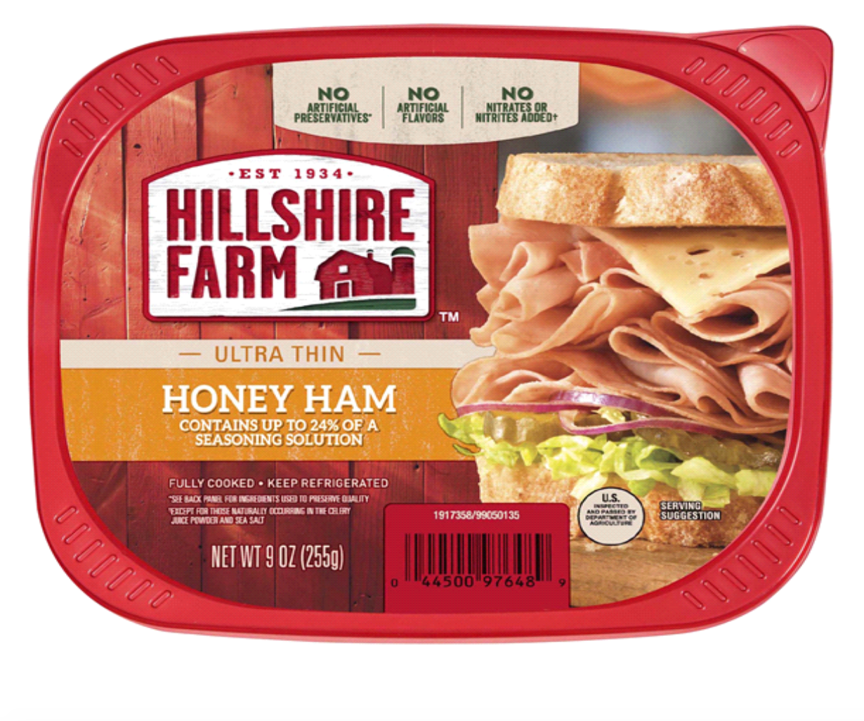 Hillshire Farm Select Honey Ham x 9oz