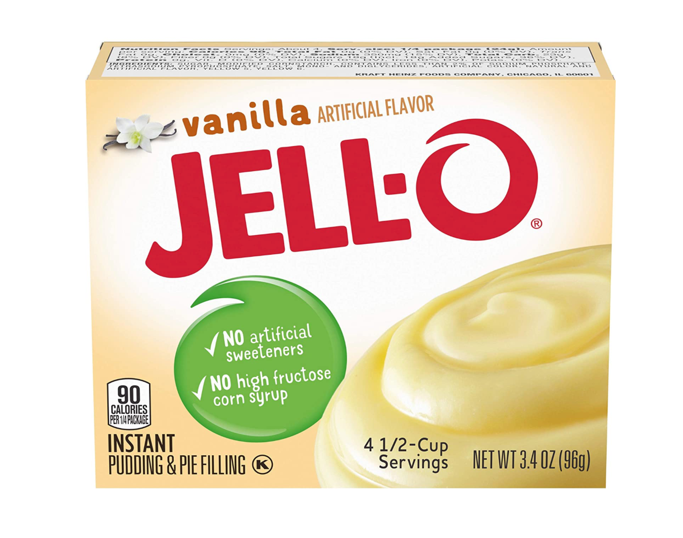 Jell-O Instant Vanilla Pudding & Pie Filling 3.4oz