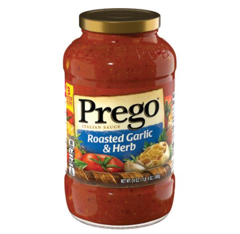 Prego Roasted Garlic & Herb Pasta Sauce 24oz