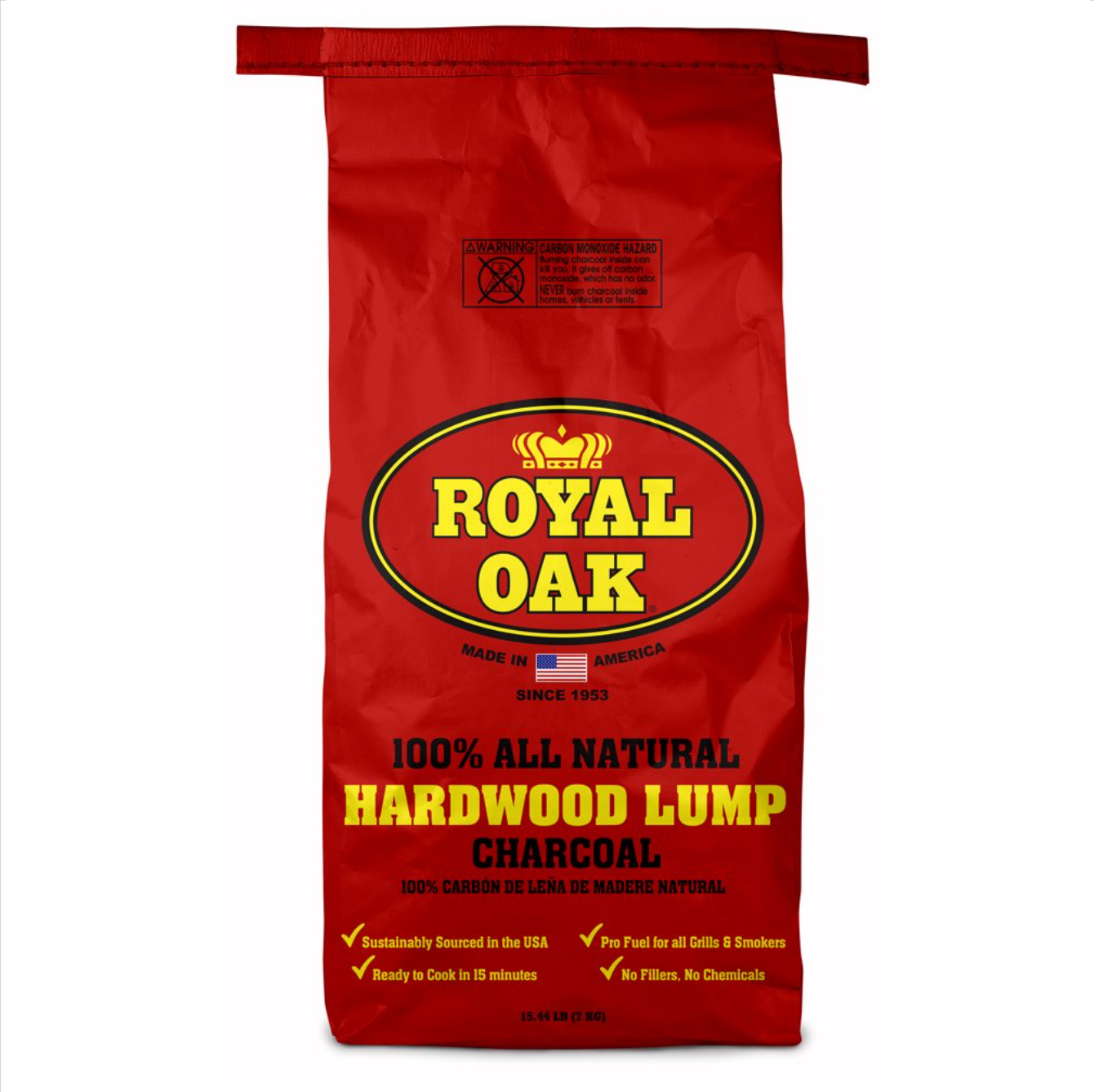 Royal Oak All Natural Hardwood Lump charcoal x 15.4lb