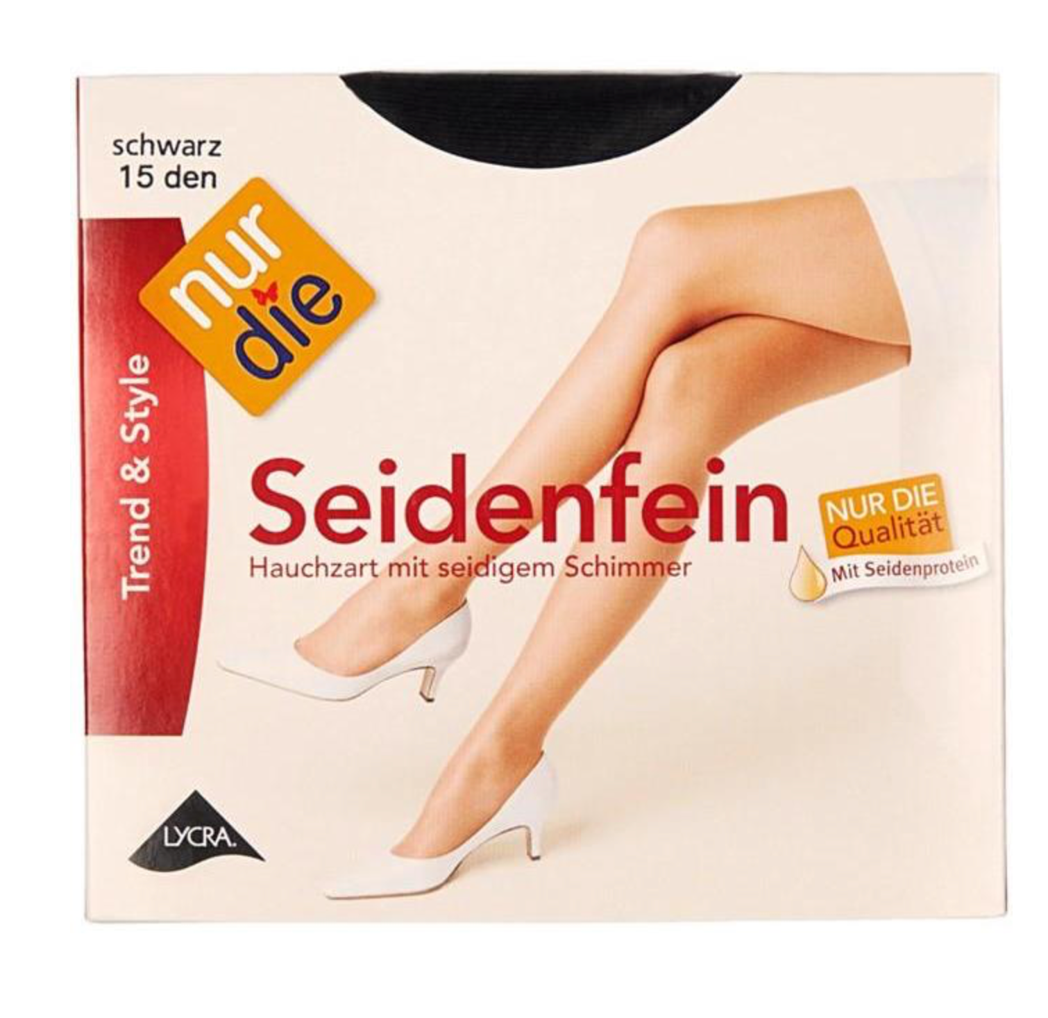 Nur Die Seidenfein Tights, Black 15 den, size small x 1