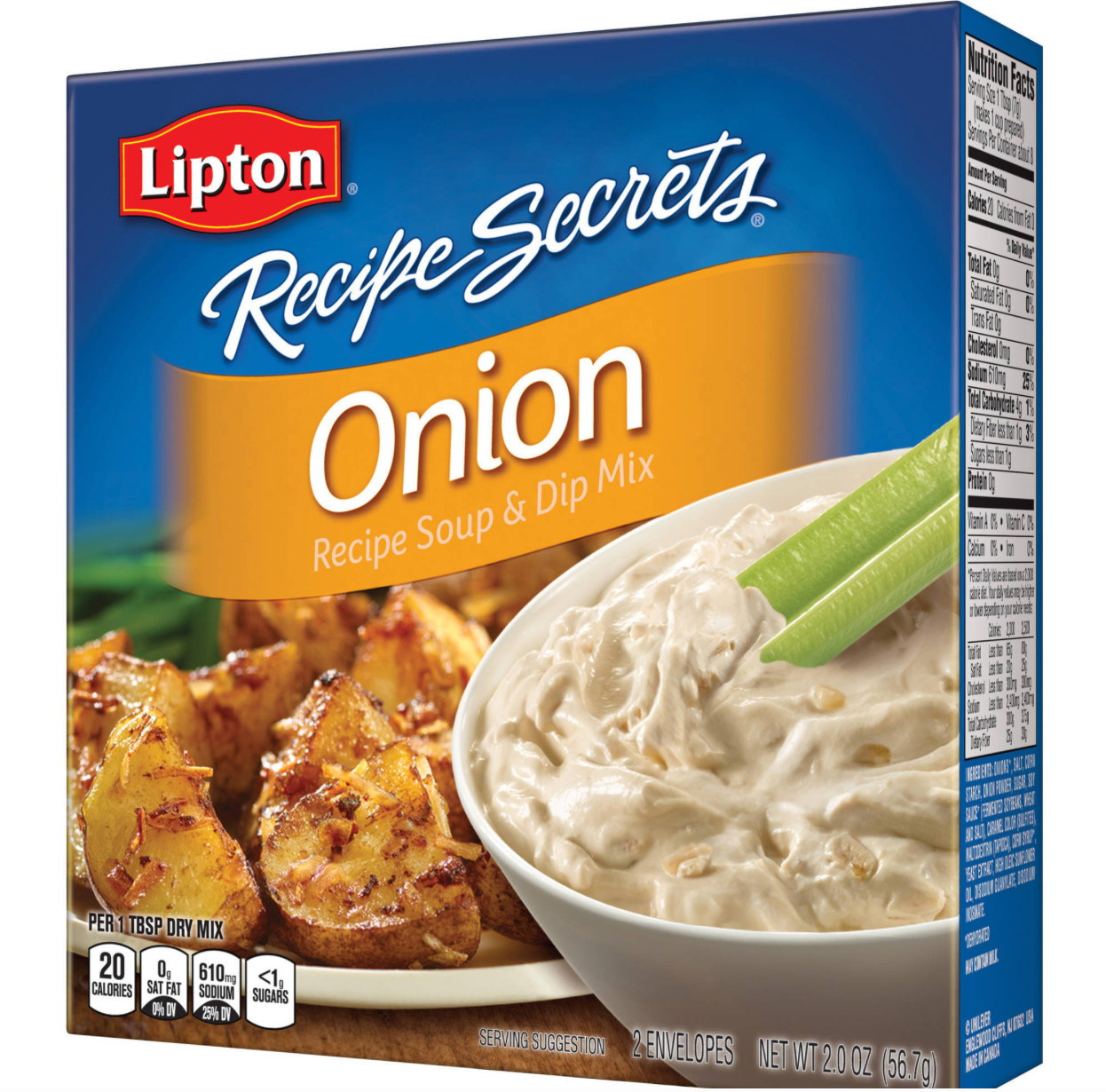 Lipton Recipe Secrets Soup & Dip Mix Onion  2oz