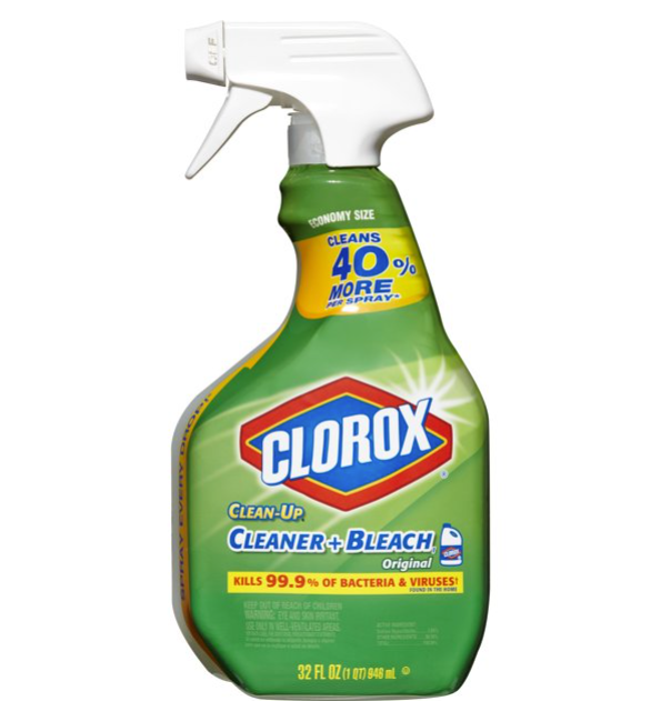 Clorox Clean-Up All Purpose Cleaner with Bleach, Spray Bottle, Original x 32 oz