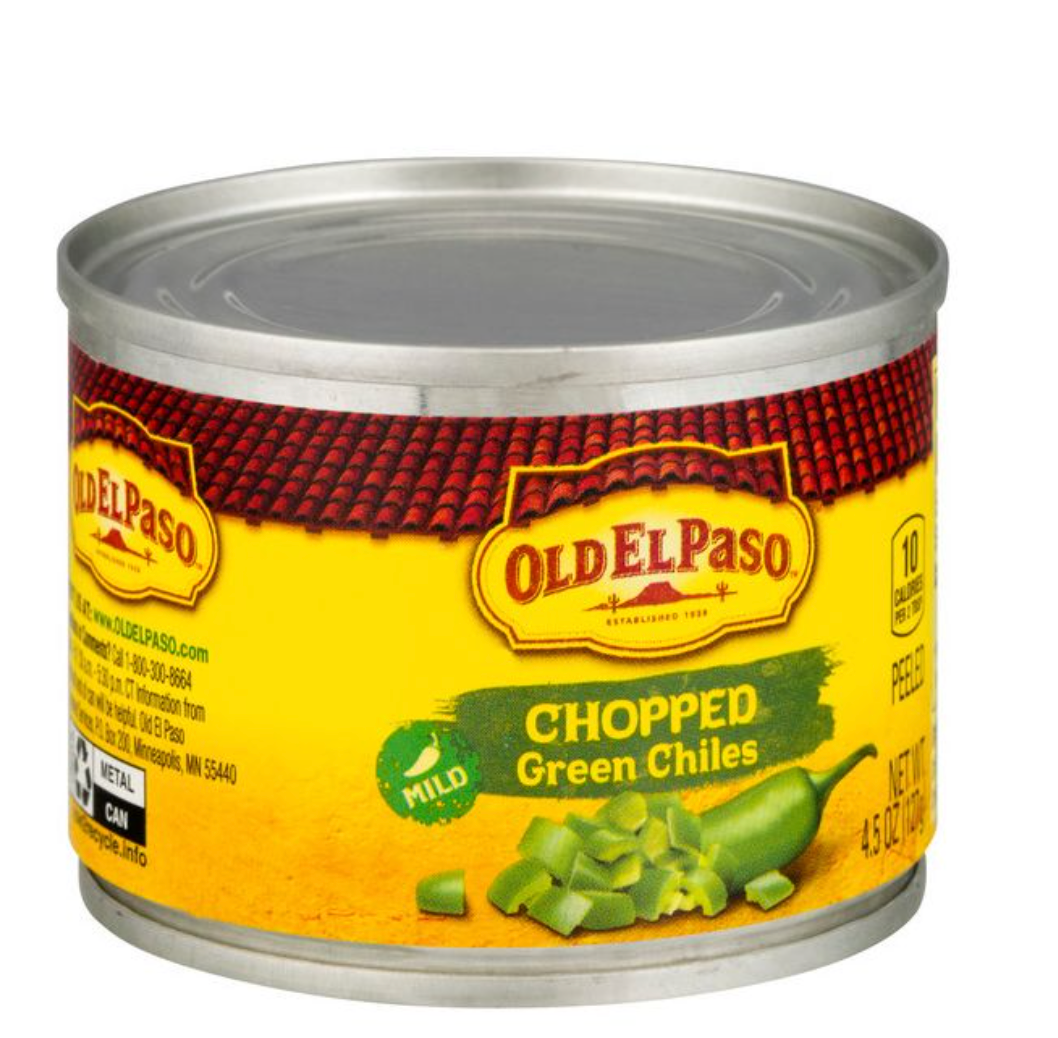 Old El Paso Chopped Green Chiles 4.5oz